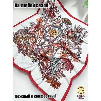 Платок шелковый большой "Парижанка" Арт 2428/38