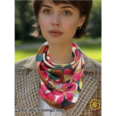 Платок на шею с украшением Артикул 2455/27