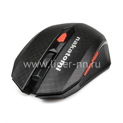 Мышь беспроводная NAKATOMI Navigator MRON-08U 6 кнопок (черная)