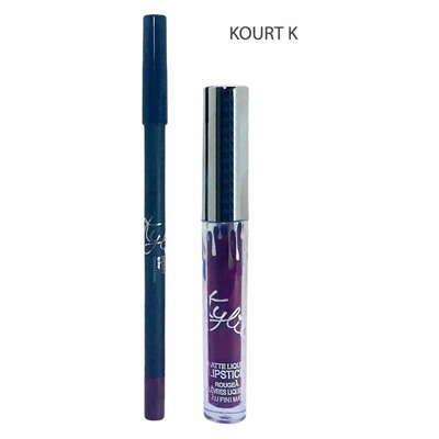 Жидкая помада Kylie Holiday Edition Matte Liquid Lipstick & Lip Liner 2 in 1 Kourt K 3 ml