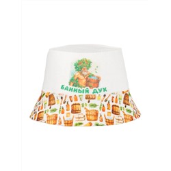 Шапка банная "Панама" Банный дух" с принтом, войлок синтетический