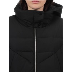 98720 BLACK Пальто зимнее женское (холлофайбер 150 гр.)