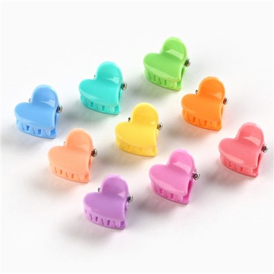 Краб для волос , мини , набор «Для самой нежной», 100 шт., размер крабика 1.5 х 1.5 см