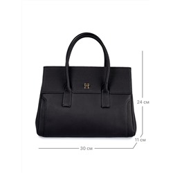 JS-85049-04 черная сумка женская (кожа) Jane's Story