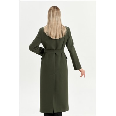 Пальто женское демисезонное 26895 (хаки)