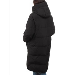 709 BLACK Пальто зимнее женское (холлофайбер 200 гр.)