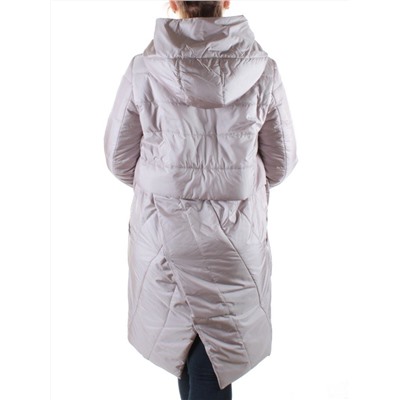 203 DK. BEIGE Пальто зимнее облегченное женское YIGAYI