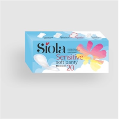 Прокладки* ежедневные Рanty Soft 20шт	 SIOLA Sensitive