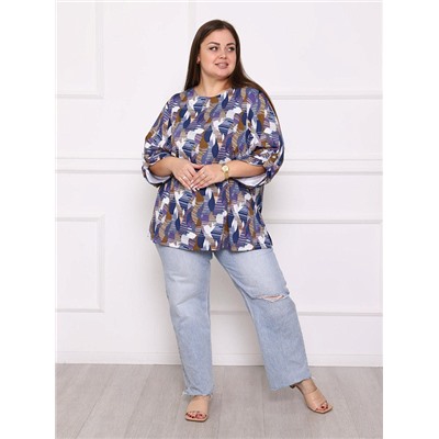 Блузка Торрея синий ИвК
