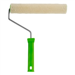 Валик "Велюр" с ручкой, 240 мм, ворс 5 мм, D 36 мм, D ручки 6 мм Сибртех
