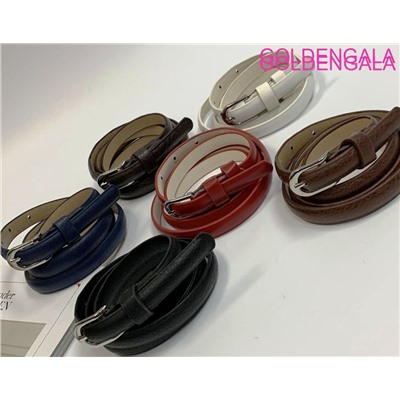 Ремень женский 1,5х135 см Р10 синий