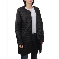 K-528 BLACK Куртка демисезонная стеганая женская (70 гр. холлофайбер)