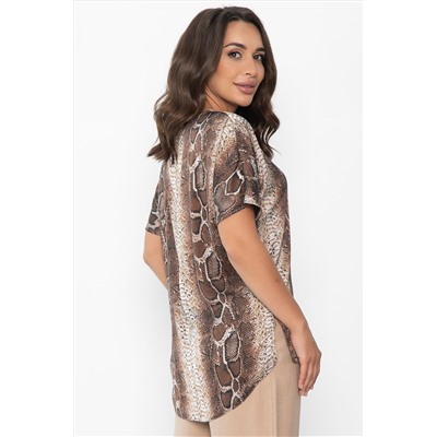 Блуза Морган (коричневая) Б14031-16М