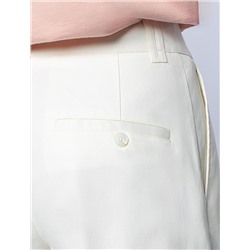 Брюки-палаццо из хлопка с защипами