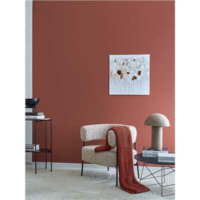 Панно декоративное Fleur, 60х60 см, бежевое