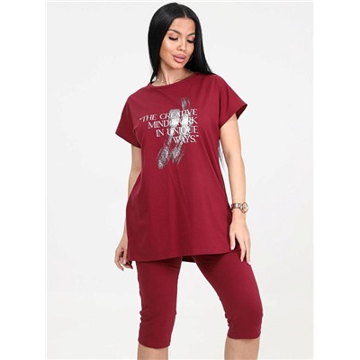 Костюм Эпюр бордовый ИвК