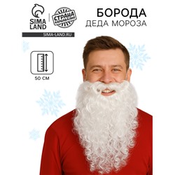 Борода Деда Мороза, 50 см