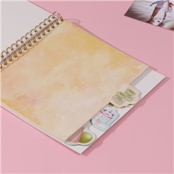 Фотоальбом на спирали 20 листов «Наша любовь», объёмный элемент и 4 вкладки, 24×24 см