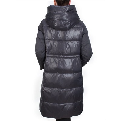 8986 DARK GRAY Пальто зимнее женское CORUSKY (200 гр. холлофайбера)