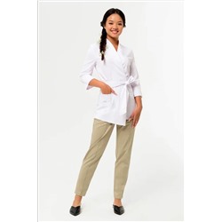 Блуза медицинская женская 3-88-04-3 / ADVA Белая (0F)