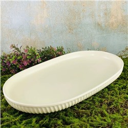 205-744 Овальное блюдо 35,5см в под.уп.(х16)Фарфор