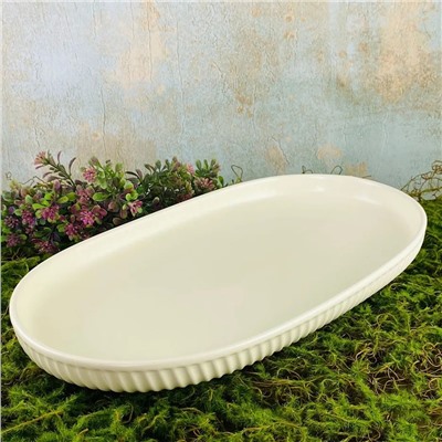 205-744 Овальное блюдо 35,5см в под.уп.(х16)Фарфор