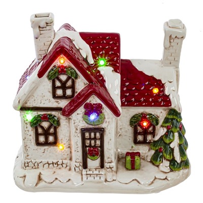GAEM Фигурка декоративная "Домик" с подсветкой и музыкой (АААх3 н/п), L19,5 W12,5 H18,5 см