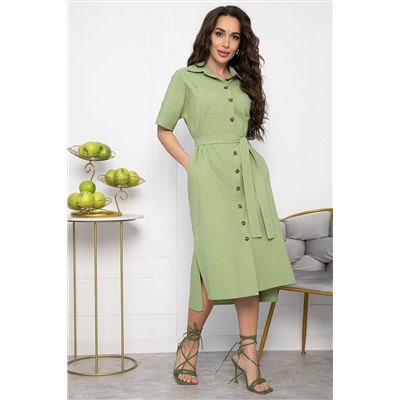 Платье Фруктовый коктейль (фисташка) П13588-18М