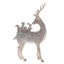 Фигурка декоративная "Олень", L15 W12 H26 см