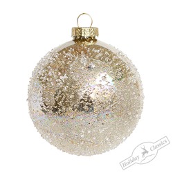 Шар "Ледяной дождь" туманный (стекло) 8 см