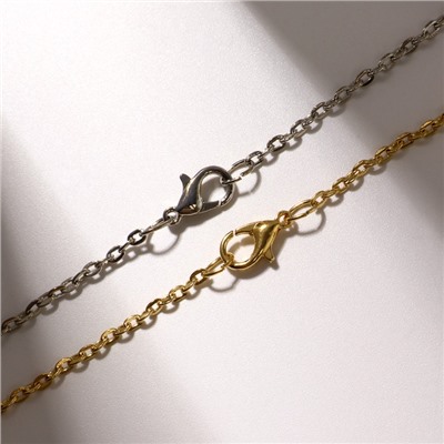 Кулоны парные «Крыло», 45 см, цвет серебряный/золотой