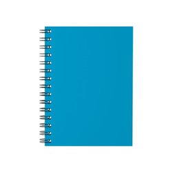 Тетрадь на гребне А5, 120 листов в клетку ErichKrause Neon, ламинация глянцевая, тиснение «лён», комбинированная обложка, МИКС