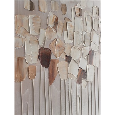 Панно декоративное Fleur, 60х60 см, бежевое