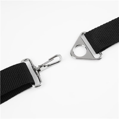 Полукольцо-пластина для сумки, 15/32 мм, 2 шт., цвет серебряный