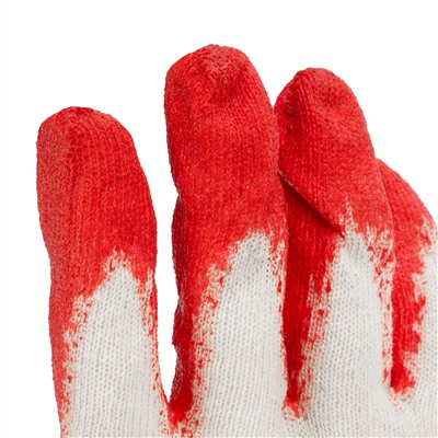 Перчатки х/б, латексный облив, 13 класс, 36 гр