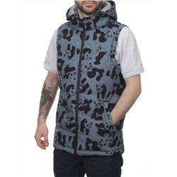 2118 GRAY Жилет мужской (100 гр. синтепон)