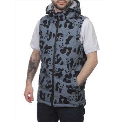 2118 GRAY Жилет мужской (100 гр. синтепон)