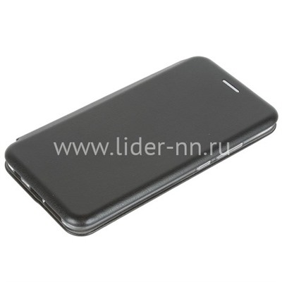 Чехол-книжка для Huawei Honor 10 Brauffen (горизонтальный флип) черная (пакет)