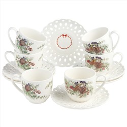 НАБОР ЧАЙНЫЙ LEFARD "CELEBRATION" НА 6 ПЕР. 12 ПР. 250 МЛ (КОР=6НАБ.)