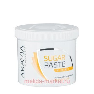 ARAVIA Professional Сахарная паста для депиляции Медовая очень мягкая 750 гр арт1015