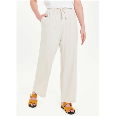 Wide Leg Linen Trousers