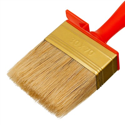 Кисть-ракля, 30 х 70 мм, натуральная щетина, пластмассовый корпус, пластмассовая ручка MTX