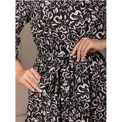 Женский халат мод.1874/7 / Черный