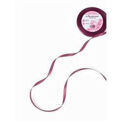 Лента атласная, 6 мм, 23±1 м, тёмно-сиреневая №171