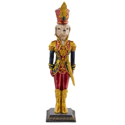 GAEM Фигурка декоративная "Солдатик-собака", L11 W11 H41,5 см