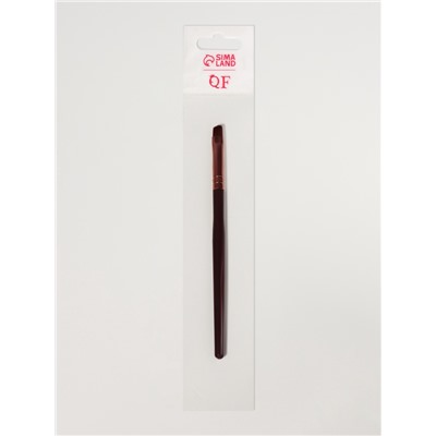 Кисть для макияжа «Brush COFFEE», скошенная, 13 (± 1) см, цвет коричневый/бронзовый