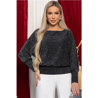 Блуза Гостья из будущего (черная) Б14914-19М