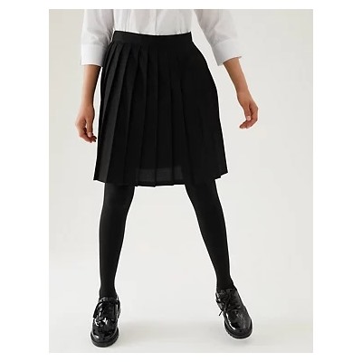 Girls' Easy Dressing Pull On School Skirt (2-16 Yrs)