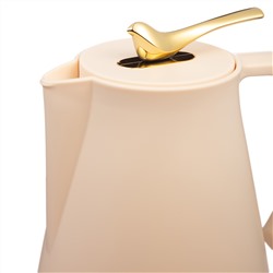 ТЕРМОС СО СТЕКЛЯННОЙ КОЛБОЙ, 950 МЛ, КРЫШКА С КЛАПАНОМ