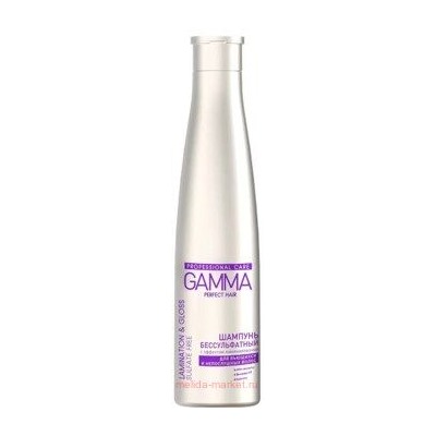 Gamma Perfect Hair Шампунь бессульфатный с эффектом ламинирования 350 мл
